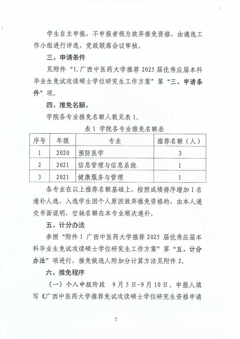 公共卫生与管理学院推荐2025届优秀应届本科毕业生免试攻读硕士学位研究生工作方案_页面_2