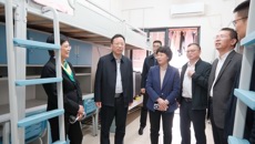 莫锦荣书记一行到高等职业技术学院、附设中医学校开展工作调研