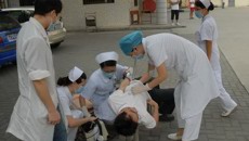 一附院组织突发公共卫生事件应急预案演练