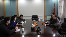 广西财经学院职业技术学院领导到高等职业技术学院考察调研