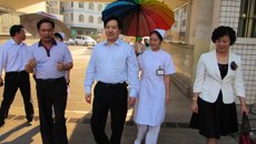 民政部社会福利和慈善事业促进司副司长徐建中考察广西重阳老年公寓