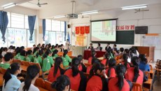 附设中医学校与上海大班休闲健身服务有限公司举行“校企合作冠名班”开班仪式