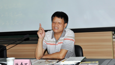 原自治区高校纪工委副书记陆寿万到赛院作廉政专题报告