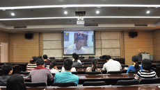 赛院组织师生党员观看学习吴天来先进事迹报告会