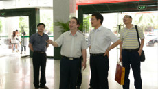 陕西中医学院周永学院长一行来一附院参观考察