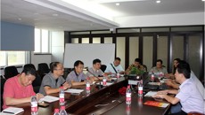 制药厂何天富厂长一行到广西九州通医药有限公司考察