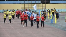 YABO鸭脖护理学院、广西中医学校“宝娜杯”第六届学生田径运动会暨教职工全民健身运动会隆重召开