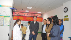 人社部医疗保险司副司长陈金甫到一附院东葛社区卫生服务中心参观指导工作