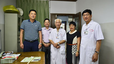 一附院领导到仁爱分院慰问第五批全国老中医药专家学术经验继承指导老师