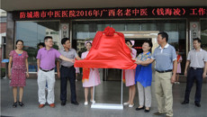 钱海凌教授防城港市中医医院工作站正式启动