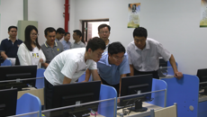 自治区高校工委副书记满昌学到鸭脖调研“两学一做”工作开展情况