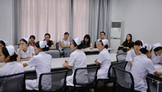 来宾市卫生学校到广西中医学校跟岗学习