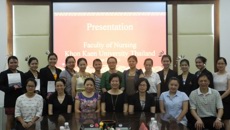 护理学院顺利举行2016年第九批泰国交换生学习汇报会