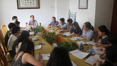 瑞康医院党委书记唐友明出席医院机关一支部“讲规矩、有纪律”专题研讨会并讲话