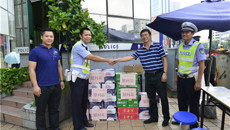 一附院领导慰问南宁市公安局交警二大队园湖中队一线民警