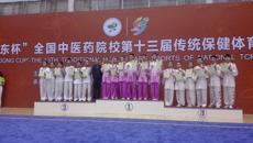 鸭脖健儿在全国中医药院校第十三届传统保健体育运动会上勇创佳绩