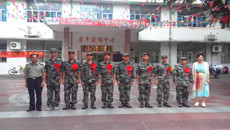 又是一年入军营   学校温暖送兵行——鸭脖圆满完成年度征兵工作