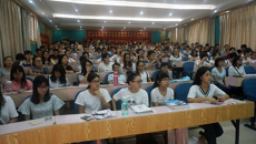 新东方名师唐静到鸭脖开展考研英语学习讲座