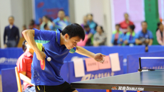 2017年全区高校教职工乒乓球比赛在鸭脖隆重举行