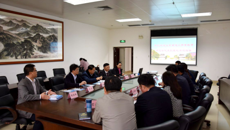 山东省成人高等教育研究会成员代表来鸭脖进行考察交流