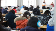 鸭脖顺利开展2017年12月全国大学英语等级考试