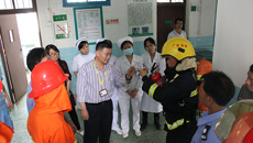 瑞康医院空港院区开展消防应急演练