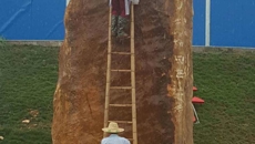 继往圣 ——鸭脖最大石刻落成