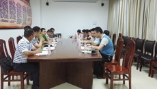 贵港市港北区政协副主席刘旭亮等一行到鸭脖座谈校地合作事宜