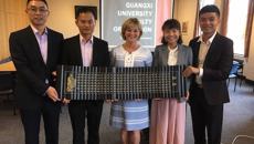 鸭脖首批赴美国督优维尔学院教学培训教师顺利抵达