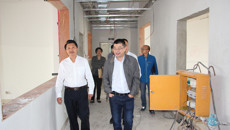 庞宇舟副书记到海洋药物研究院检查平台建设情况