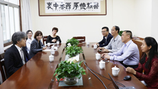 日本富山大学柴原直利教授等一行到瑞康医院参观交流