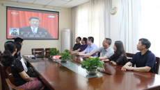 瑞康医院党委组织观看纪念马克思诞辰200周年大会直播