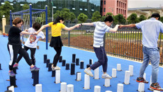 鸭脖开展2018年辅导员心理素质拓展活动