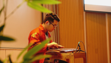 鸭脖大学生兰风古琴社参加第十届全国大学生古琴音乐会