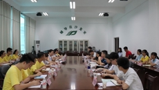 广西师范学院团委到鸭脖交流共青团改革工作