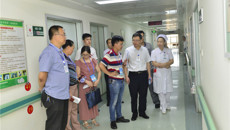 自治区卫生计生委安全生产工作检查组到一附院检查指导工作