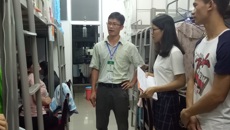 药学院午夜行动 开展学生宿舍安全大检查