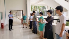 吴琪俊副校长开学前检查仙葫后勤工作