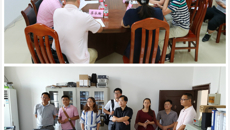 钦州学院到鸭脖参观交流