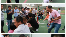 鸭脖举行教职工拔河比赛