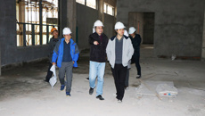 戴铭副校长到博物馆新馆现场指导工作