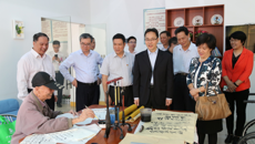 民政部社会福利中心党委书记甄炳亮到广西重阳老年公寓石柱岭调研养老服务工作