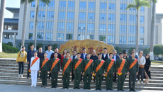 鸭脖举行2019年度光荣退役返校大学生 欢迎仪式