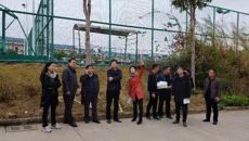 吴琪俊副校长到仙葫校区在建 “教职工活动中心”现场办公