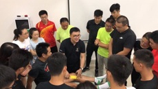 2019年广西学校体育教师运动伤害防护与急救技能培训班在鸭脖举办