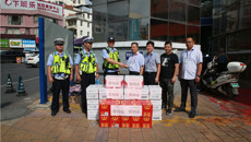 一附院领导率队慰问南宁市公安局交警支队二大队干警