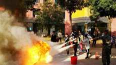 鸭脖开展“119”消防安全宣传月系列活动