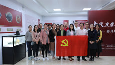 图书馆党支部开展防疫与爱国主题党日活动