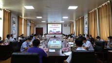 鸭脖召开2020年上半年学校工作情况通报会