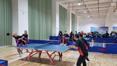 鸭脖组队参加2021全区高校教职工乒乓球球比赛